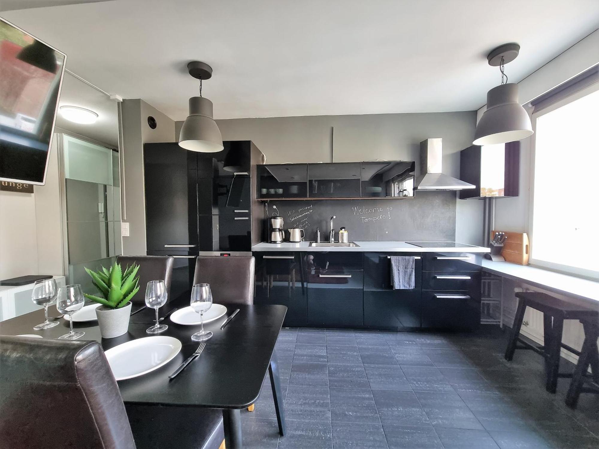 Central Gem With Sauna - Big Two-Room Apartment Free Parking Tampere Buitenkant foto